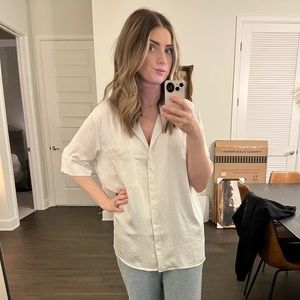 Open Edit satin top size small